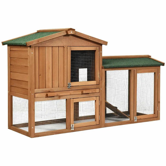 Wooden Rabbit Hutch 