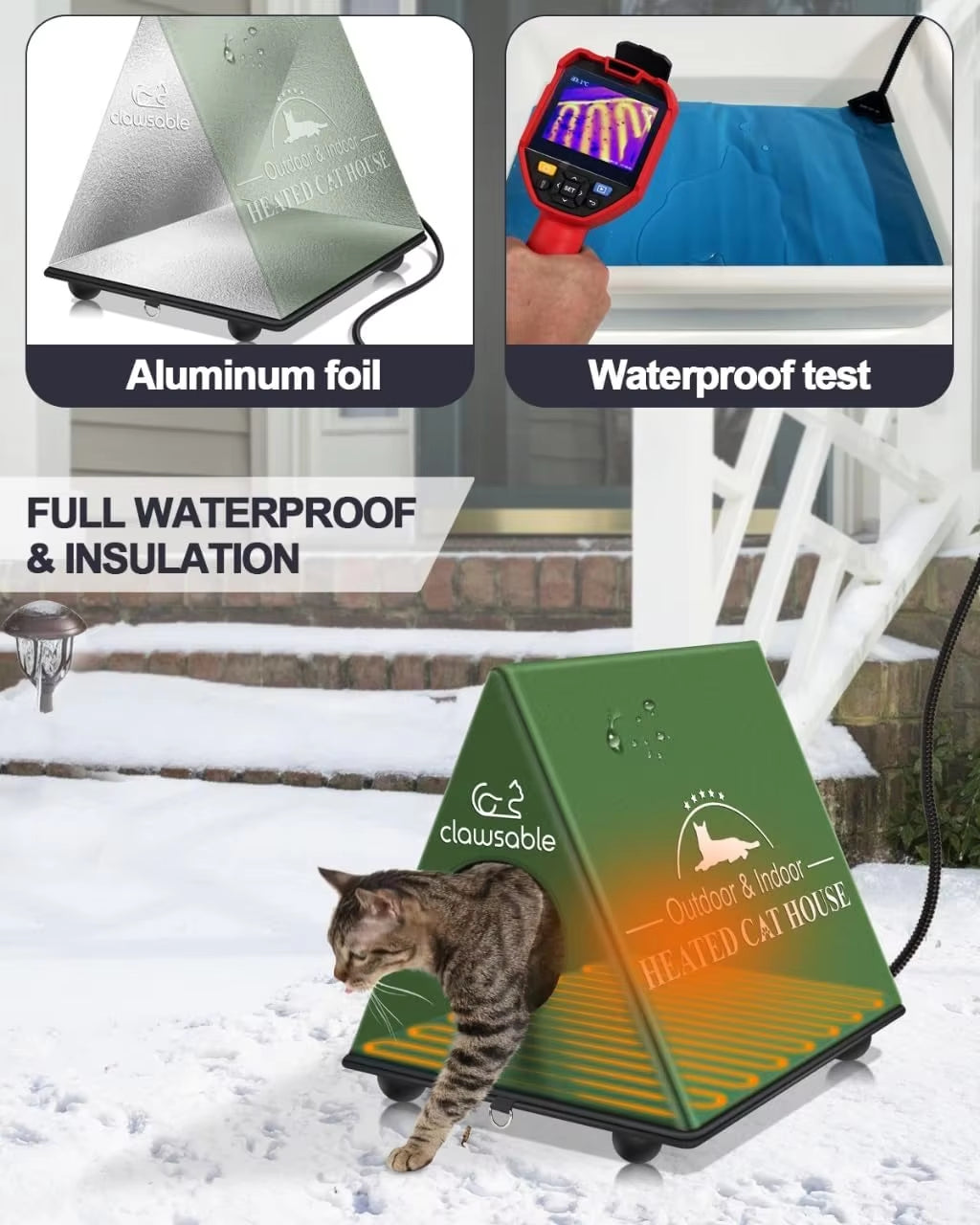 Heated Cat House 