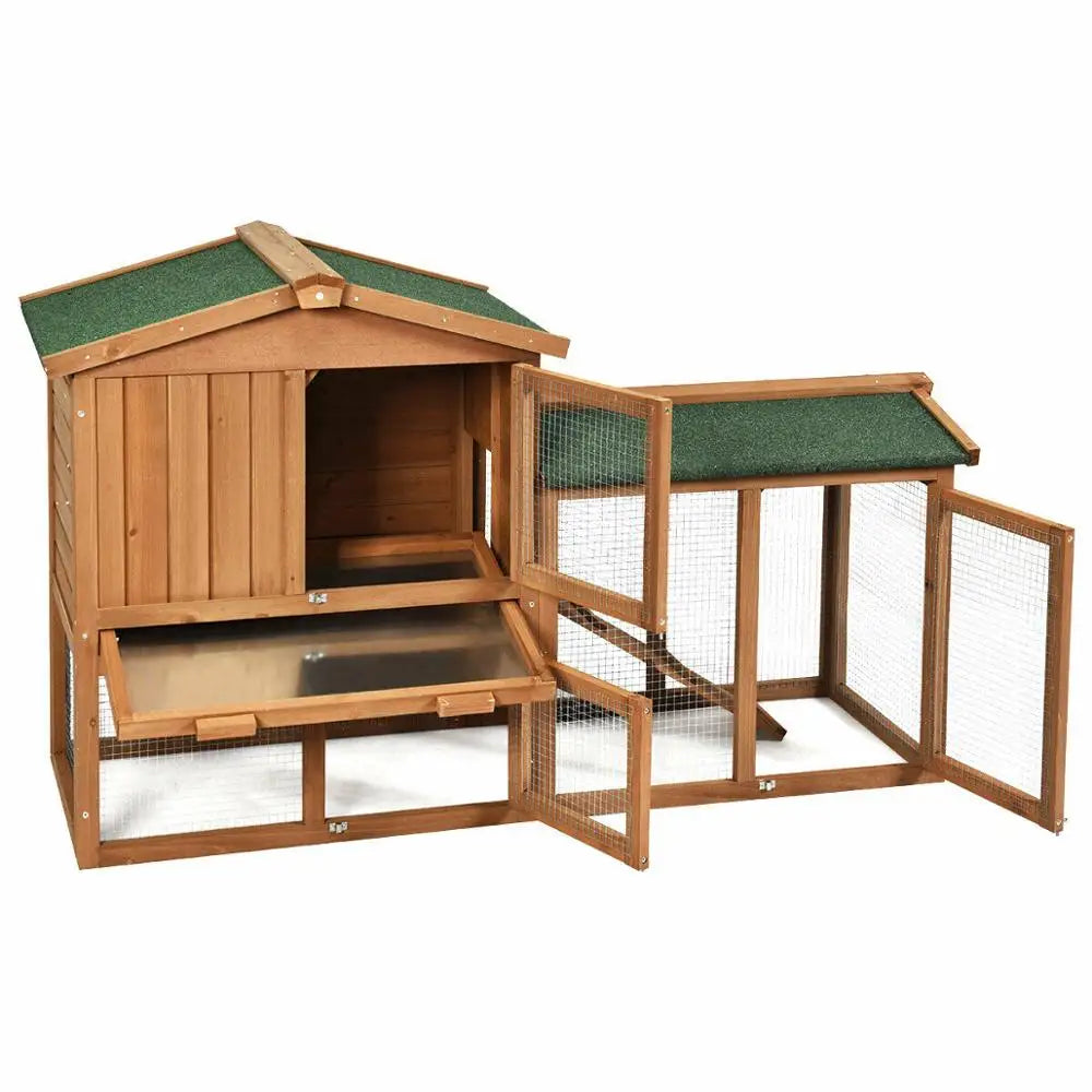 Wooden Rabbit Hutch 