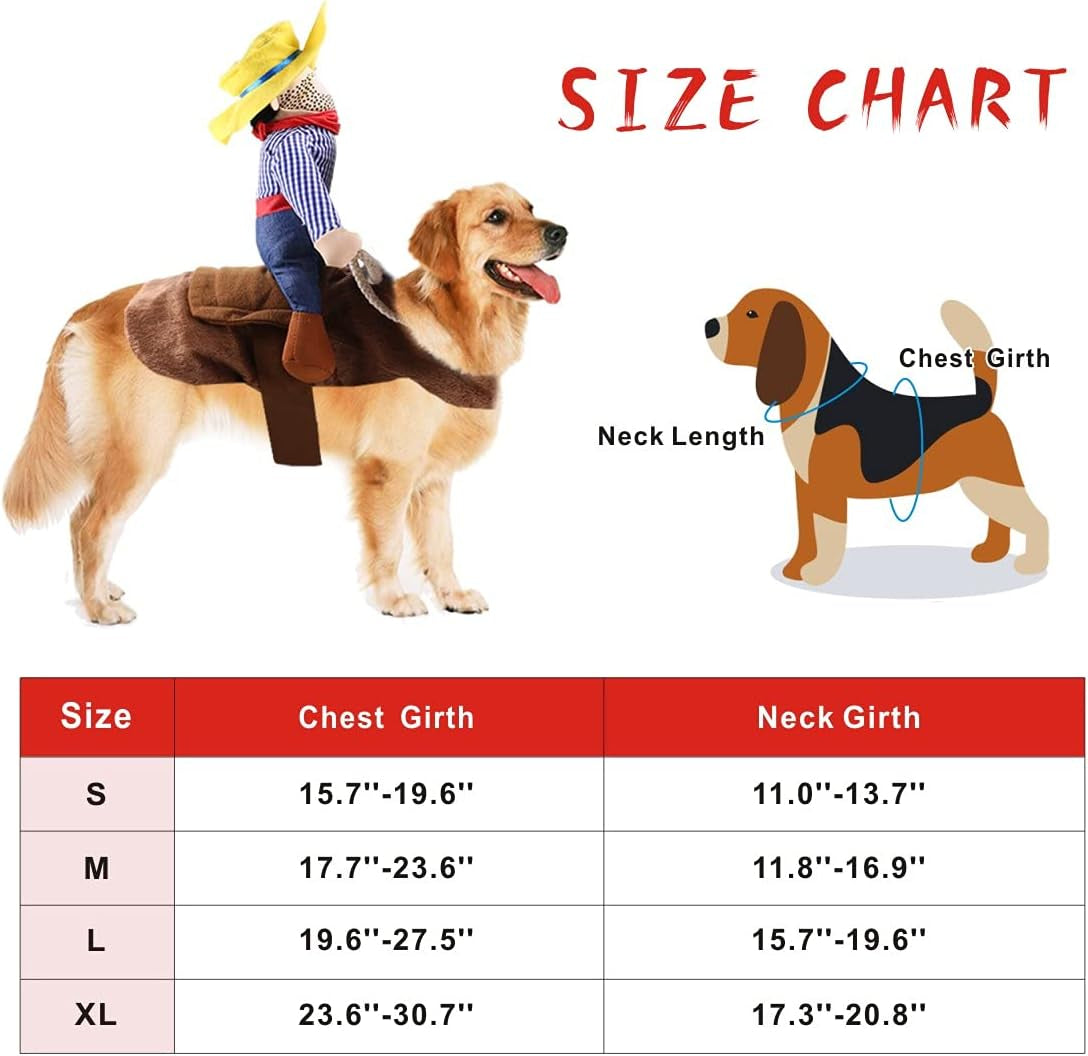 Cowboy Dog Cat Costume 