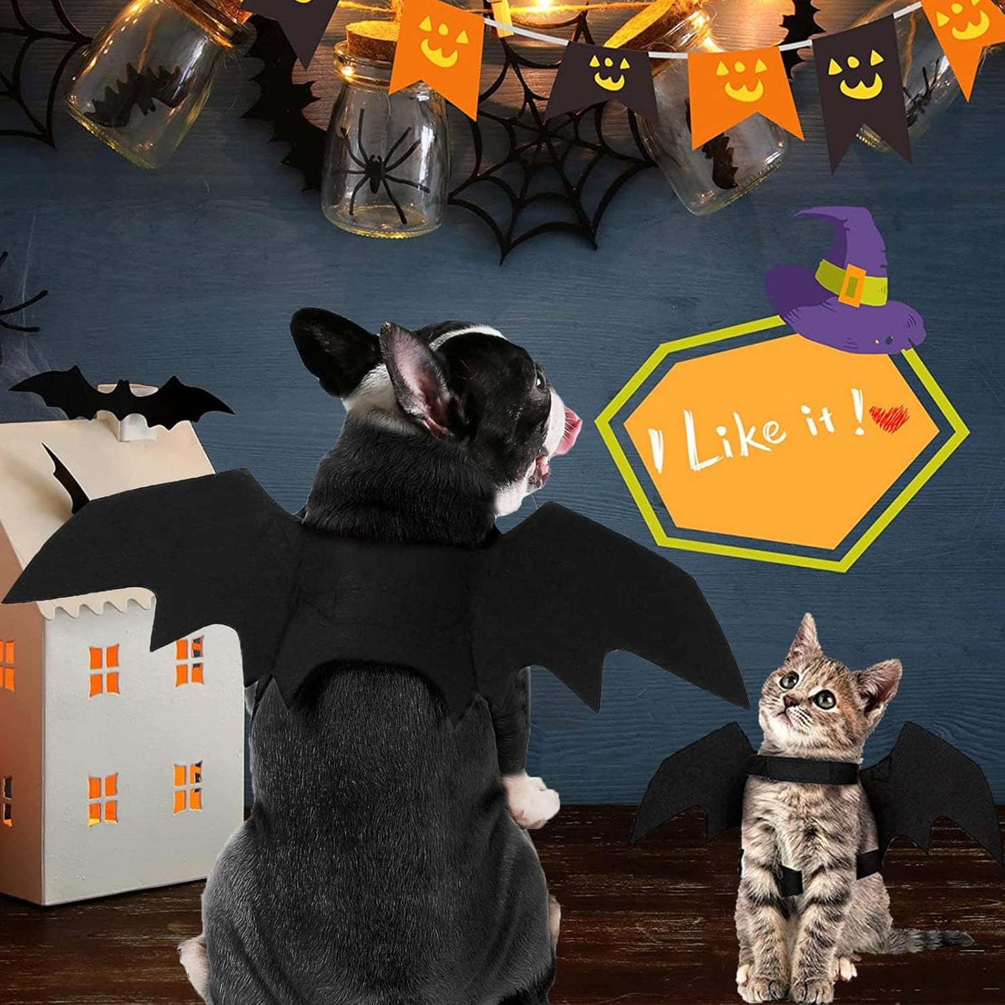 Pet Bat Wings Costume